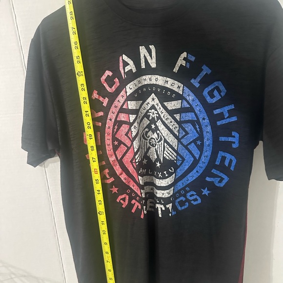 American Fighter Black and Blue Graphic Tee - Picture 7 of 7